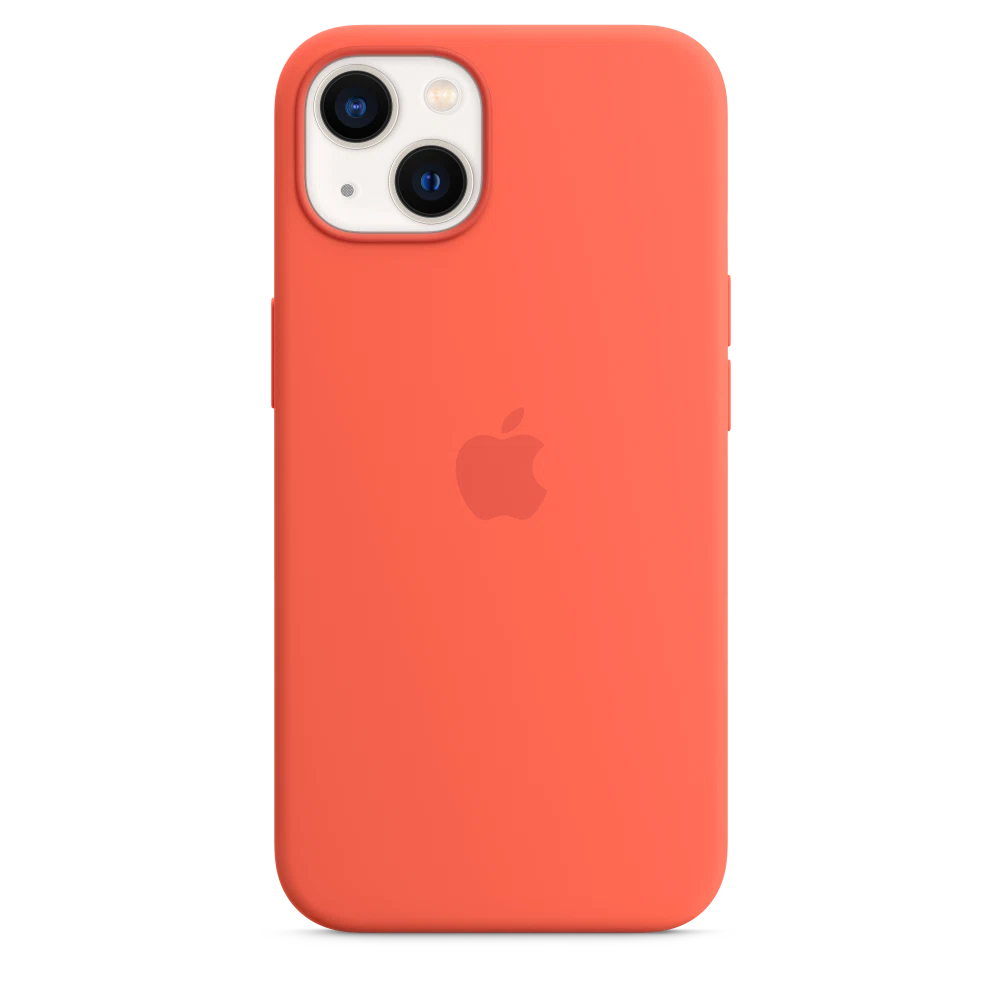 iPhone 13 Silicone Case with MagSafe — Nectarine