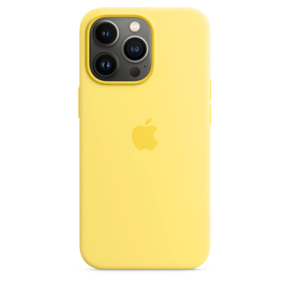 iPhone 13 Pro Silicone Case with MagSafe — Lemon Zest