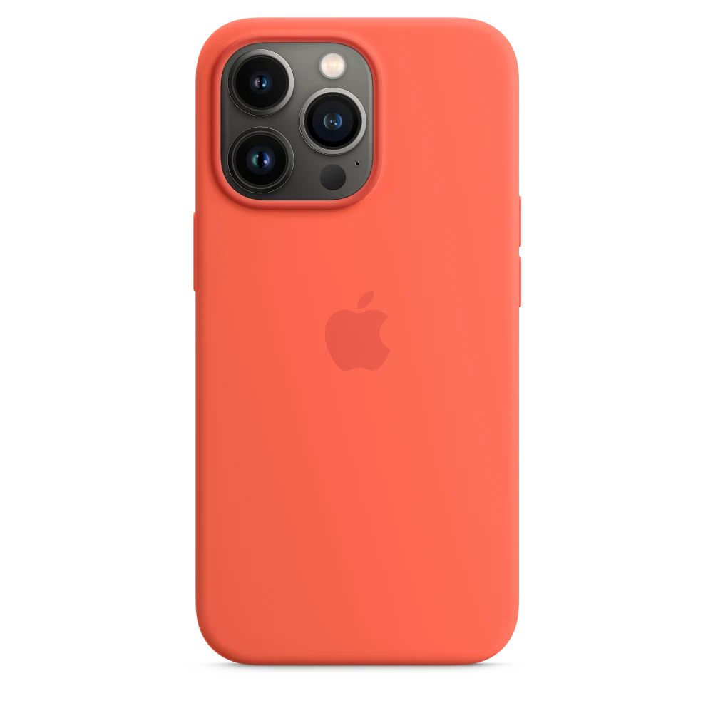 iPhone 13 Pro Silicone Case with MagSafe — Nectarine
