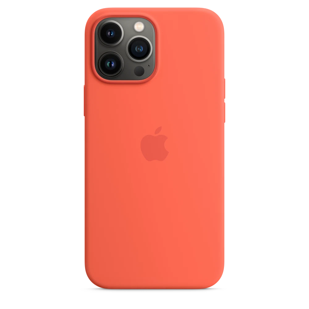 iPhone 13 Pro Max Silicone Case with MagSafe — Nectarine