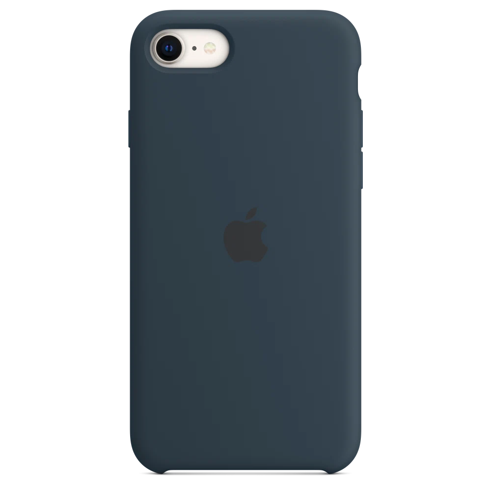 iPhone SE Silicone Case with MagSafe — Abyss Blue