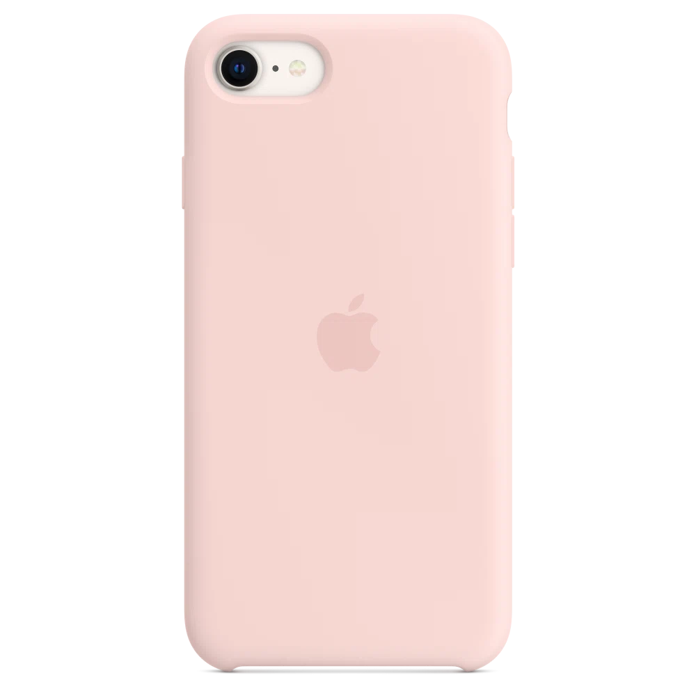 iPhone SE Silicone Case with MagSafe — Chalk Pink