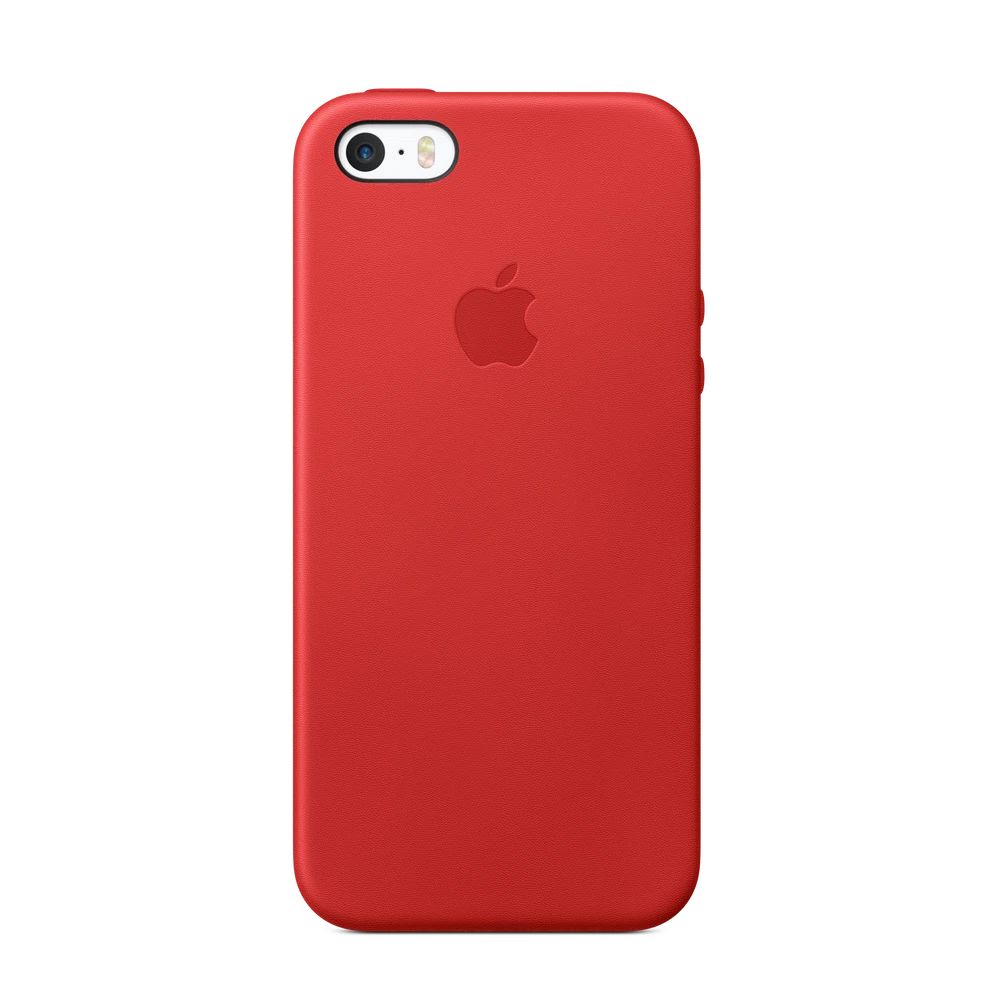 iPhone SE Leather Case — PRODUCT(RED)