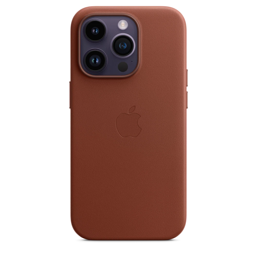 iPhone 14 Pro Leather Case with MagSafe — Umber