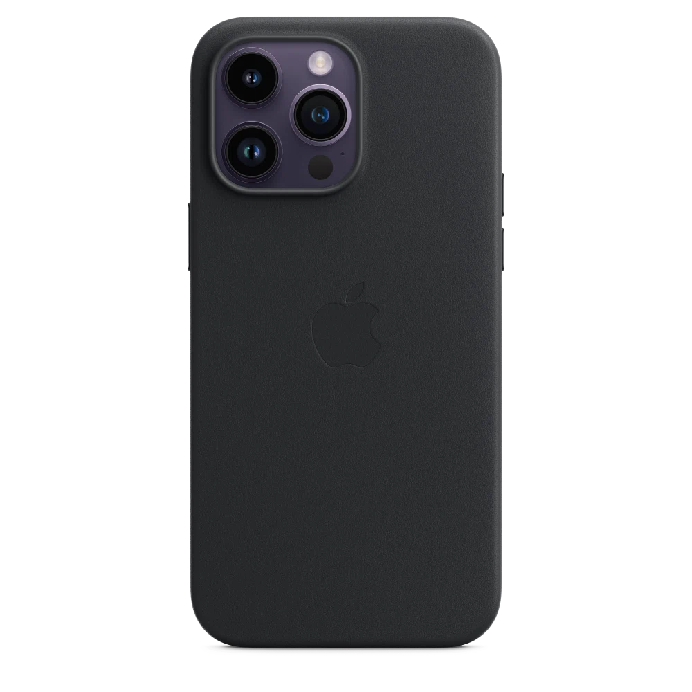 iPhone 14 Pro Max Leather Case with MagSafe — Midnight