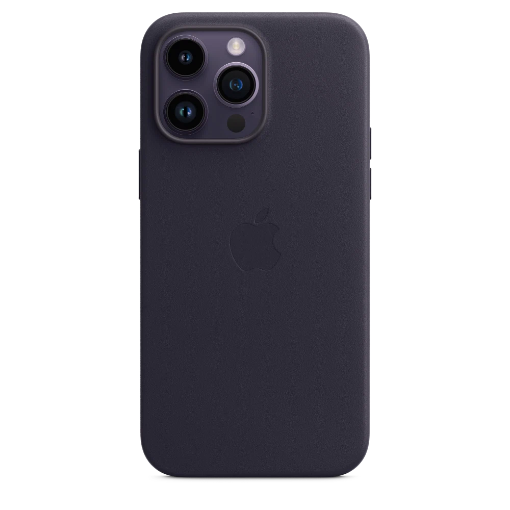 iPhone 14 Pro Max Leather Case with MagSafe — Ink