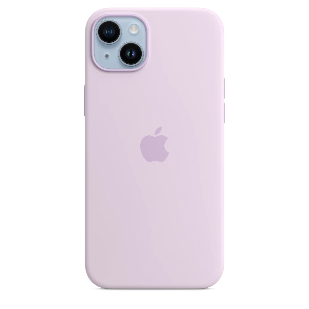 iPhone 14 Plus Silicone Case with MagSafe — Lilac