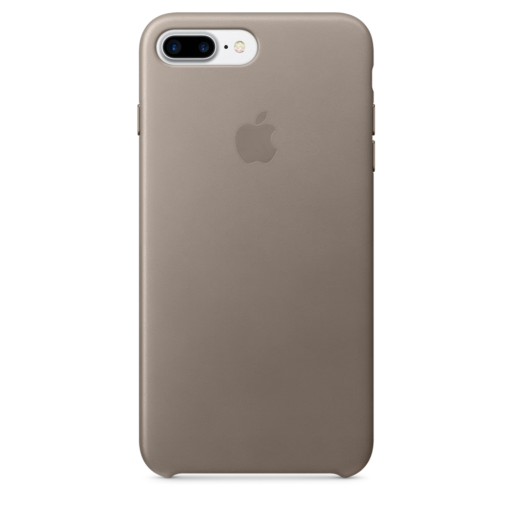 iPhone 7 Plus Leather Case — Taupe