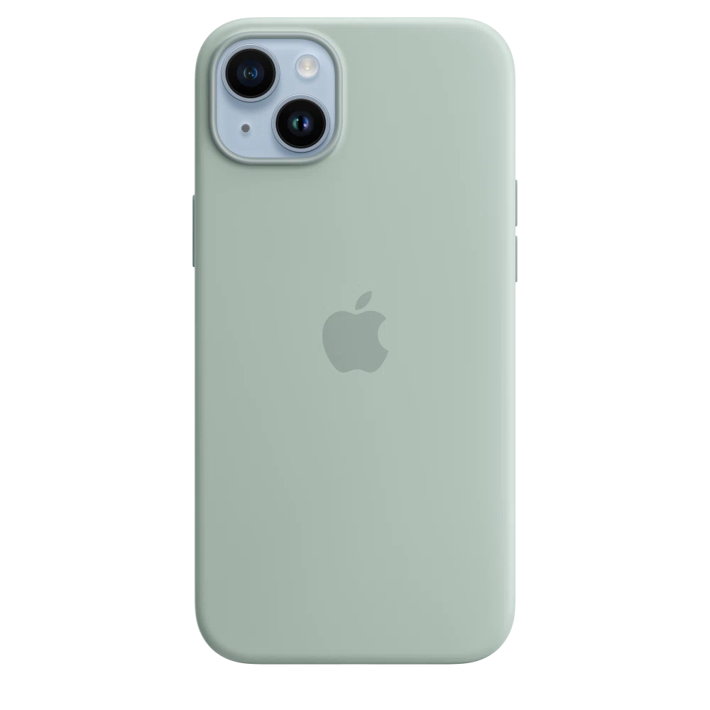 iPhone 14 Plus Silicone Case with MagSafe — Succulent