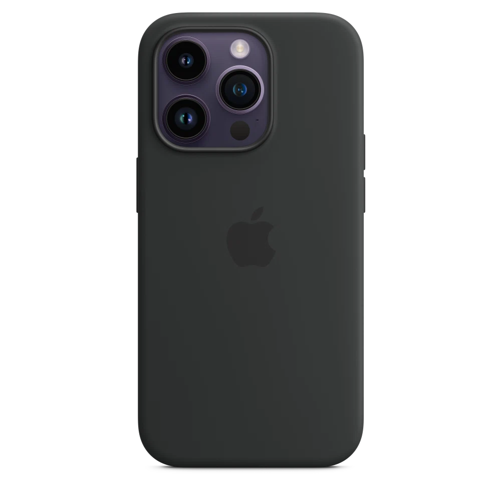 iPhone 14 Pro Silicone Case with MagSafe — Midnight