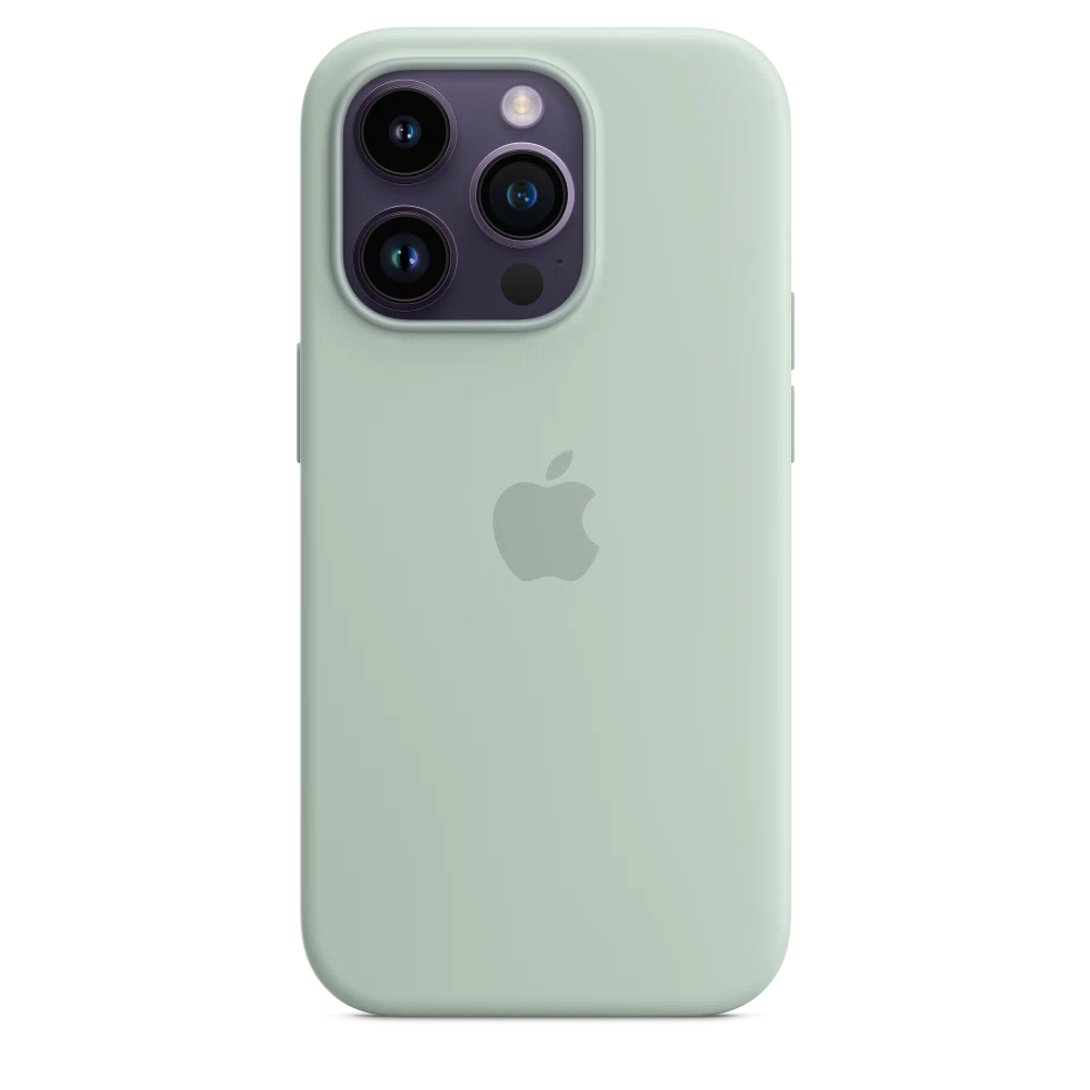 iPhone 14 Pro Silicone Case with MagSafe — Succulent
