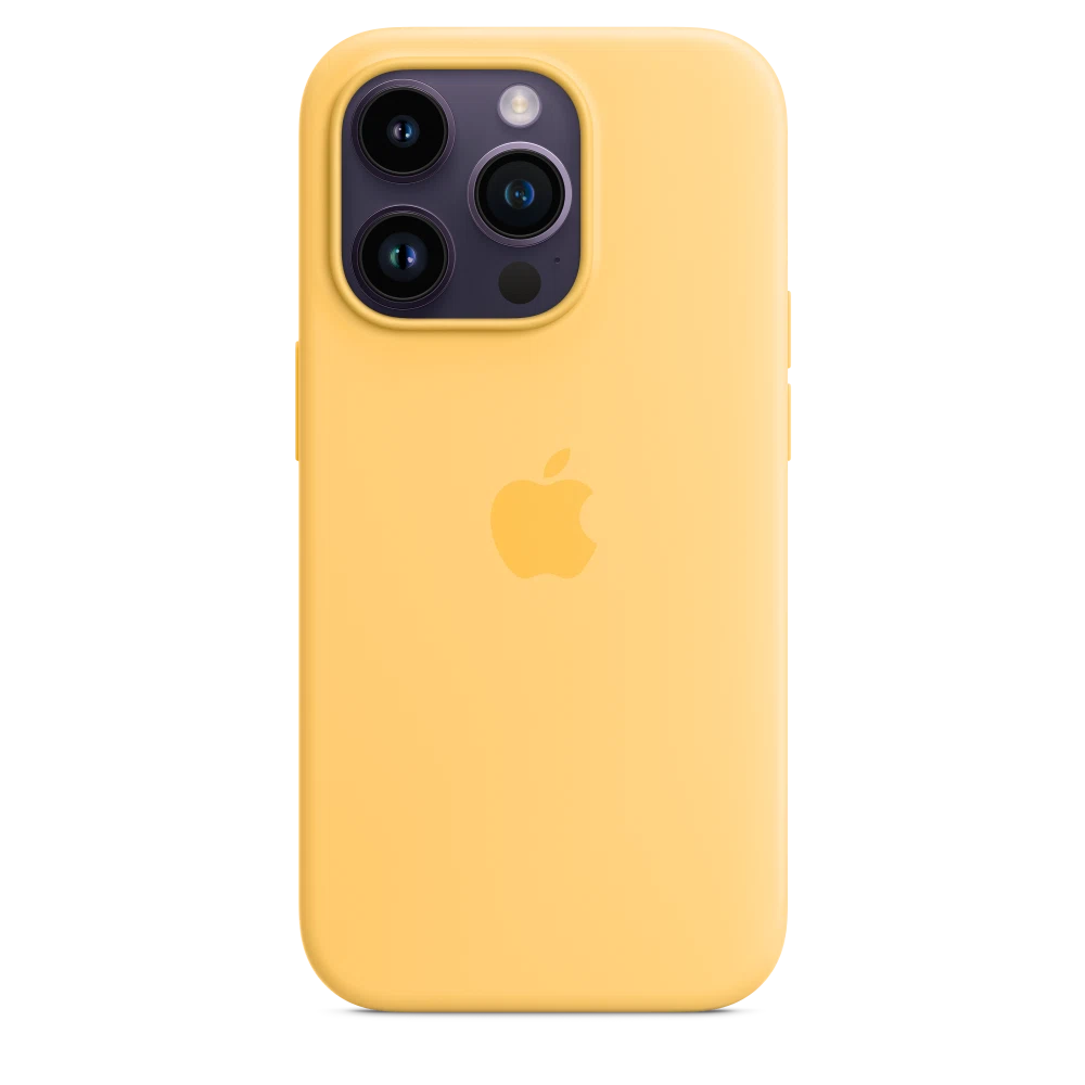 iPhone 14 Pro Silicone Case with MagSafe — Sunglow