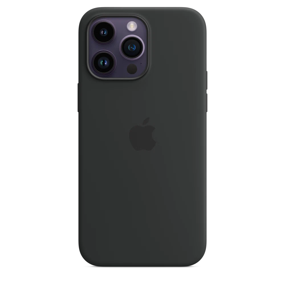 iPhone 14 Pro Max Silicone Case with MagSafe — Midnight