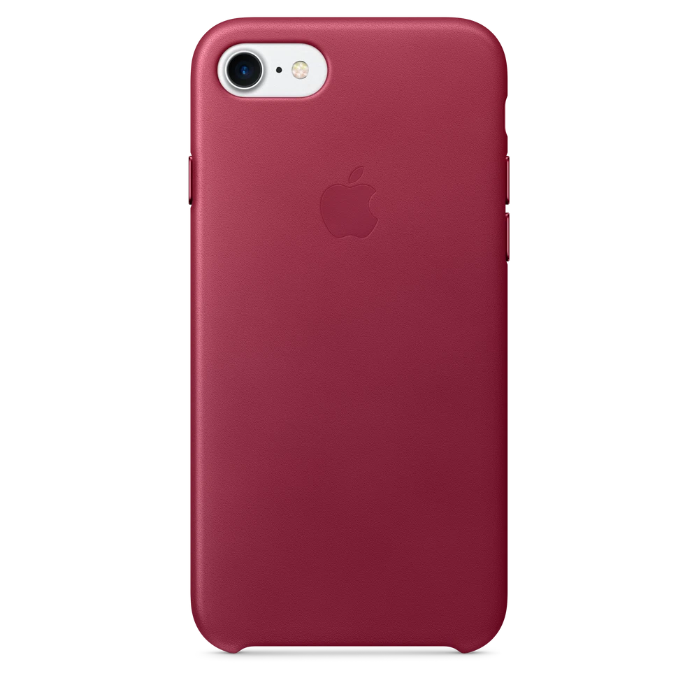 iPhone 7 Leather Case — Berry