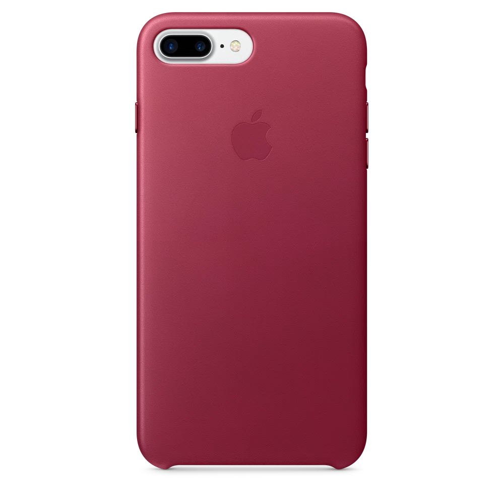iPhone 7 Plus Leather Case — Berry