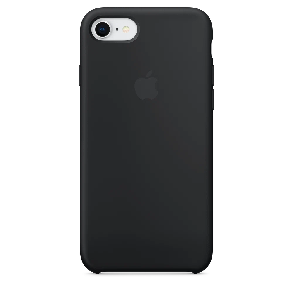 iPhone 8 / 7 Silicone Case — Black