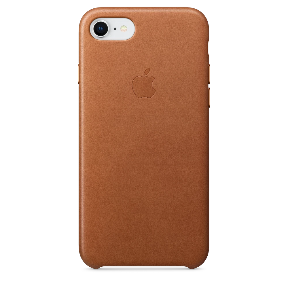 iPhone 8 / 7 Leather Case — Saddle Brown