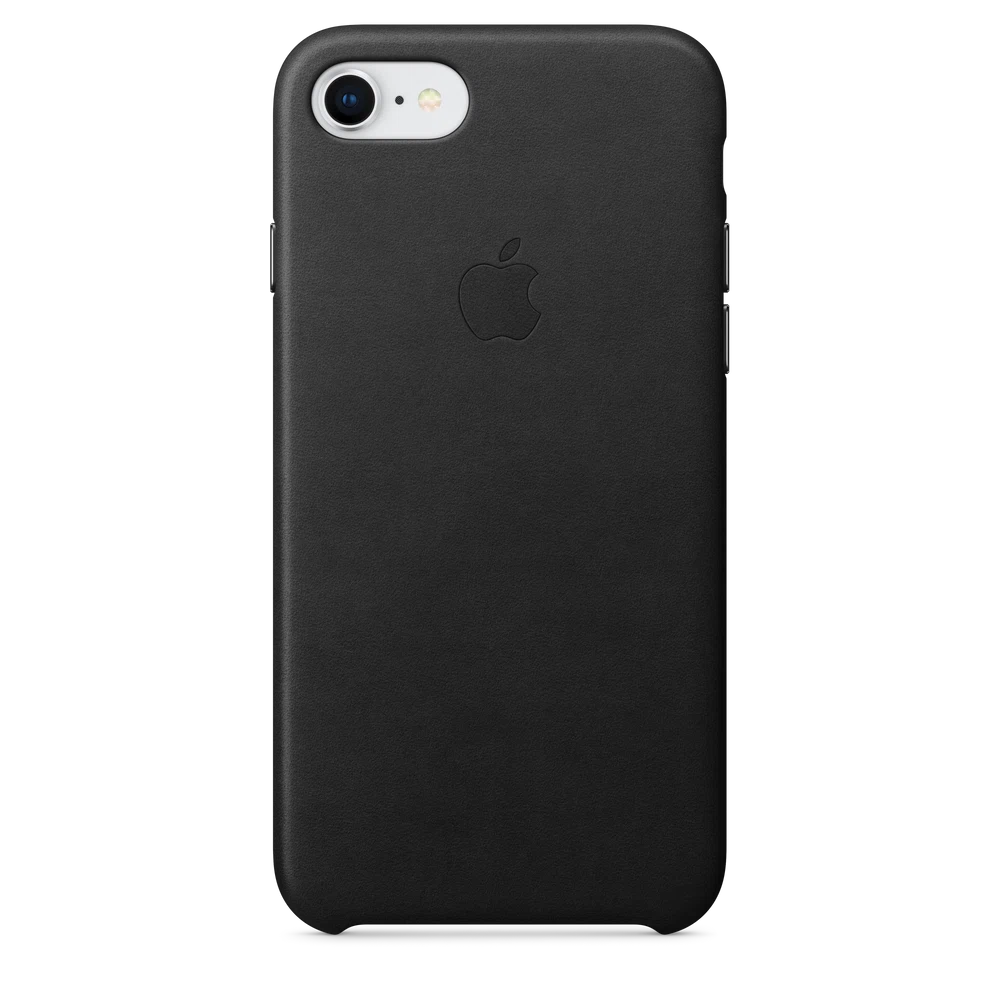 iPhone 8 / 7 Leather Case — Black