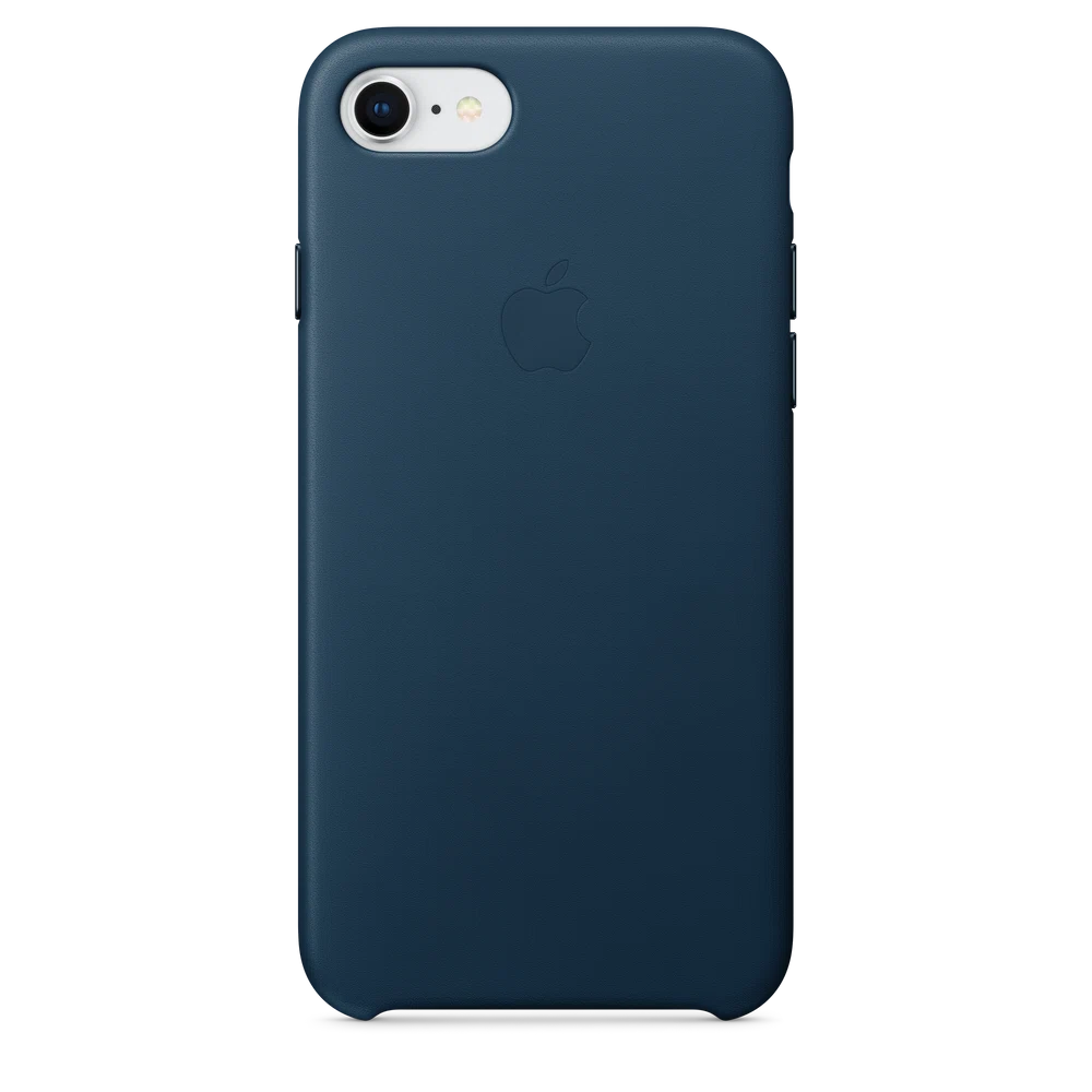 iPhone 8 / 7 Leather Case — Cosmos Blue