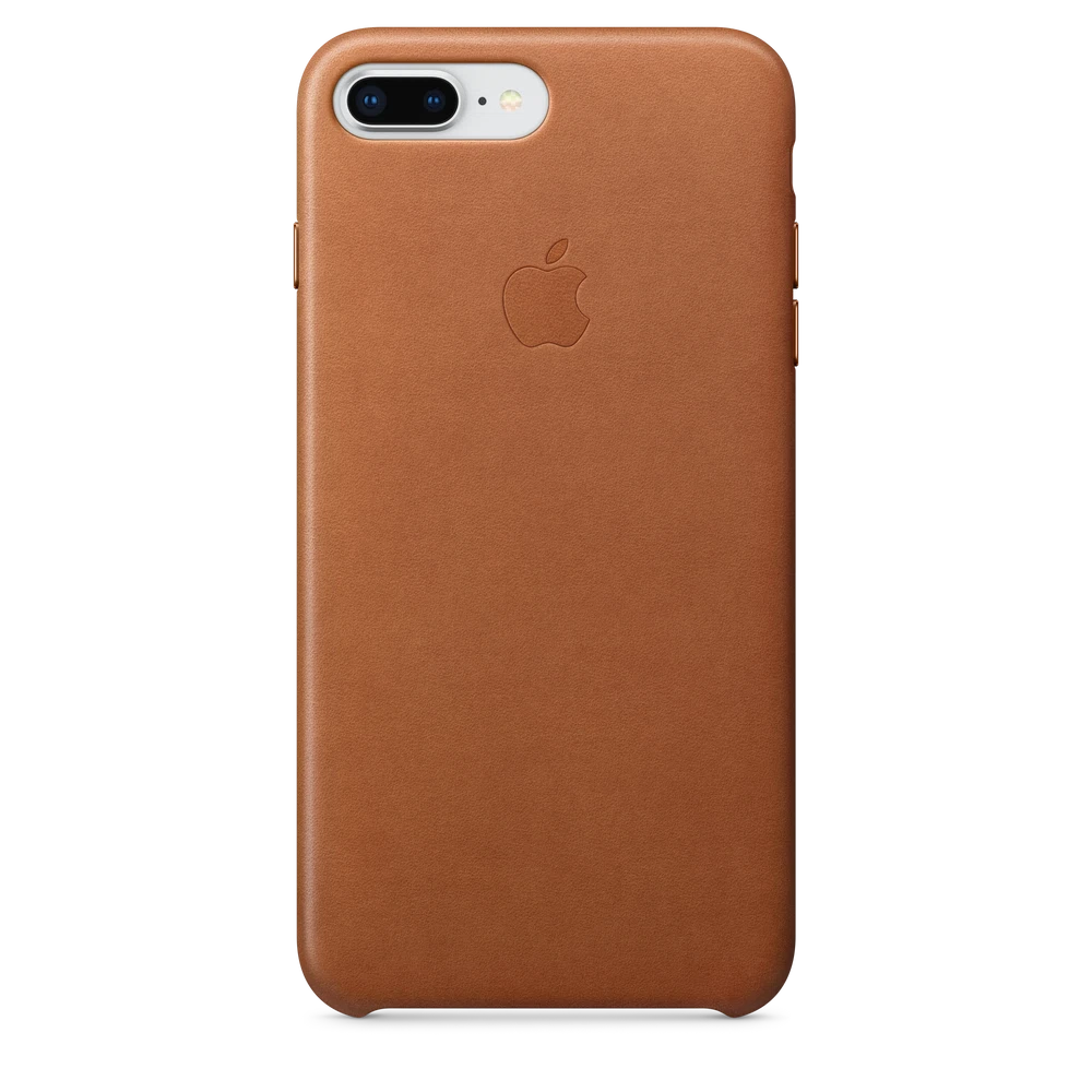 iPhone 8 Plus / 7 Plus Leather Case — Saddle Brown
