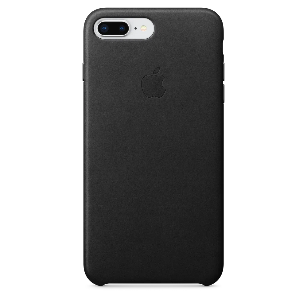 iPhone 8 Plus / 7 Plus Leather Case — Black