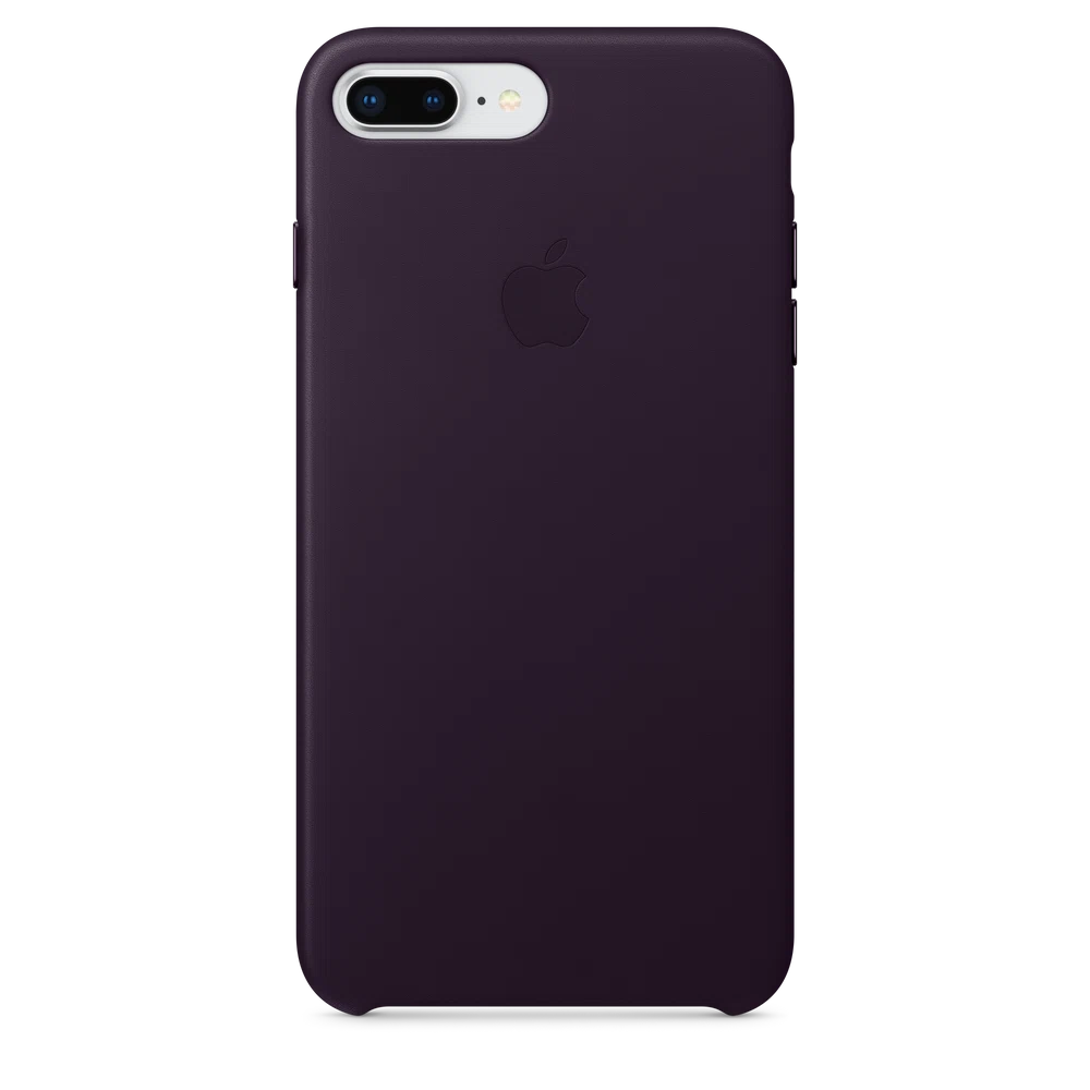 iPhone 8 Plus / 7 Plus Leather Case — Dark Aubergine