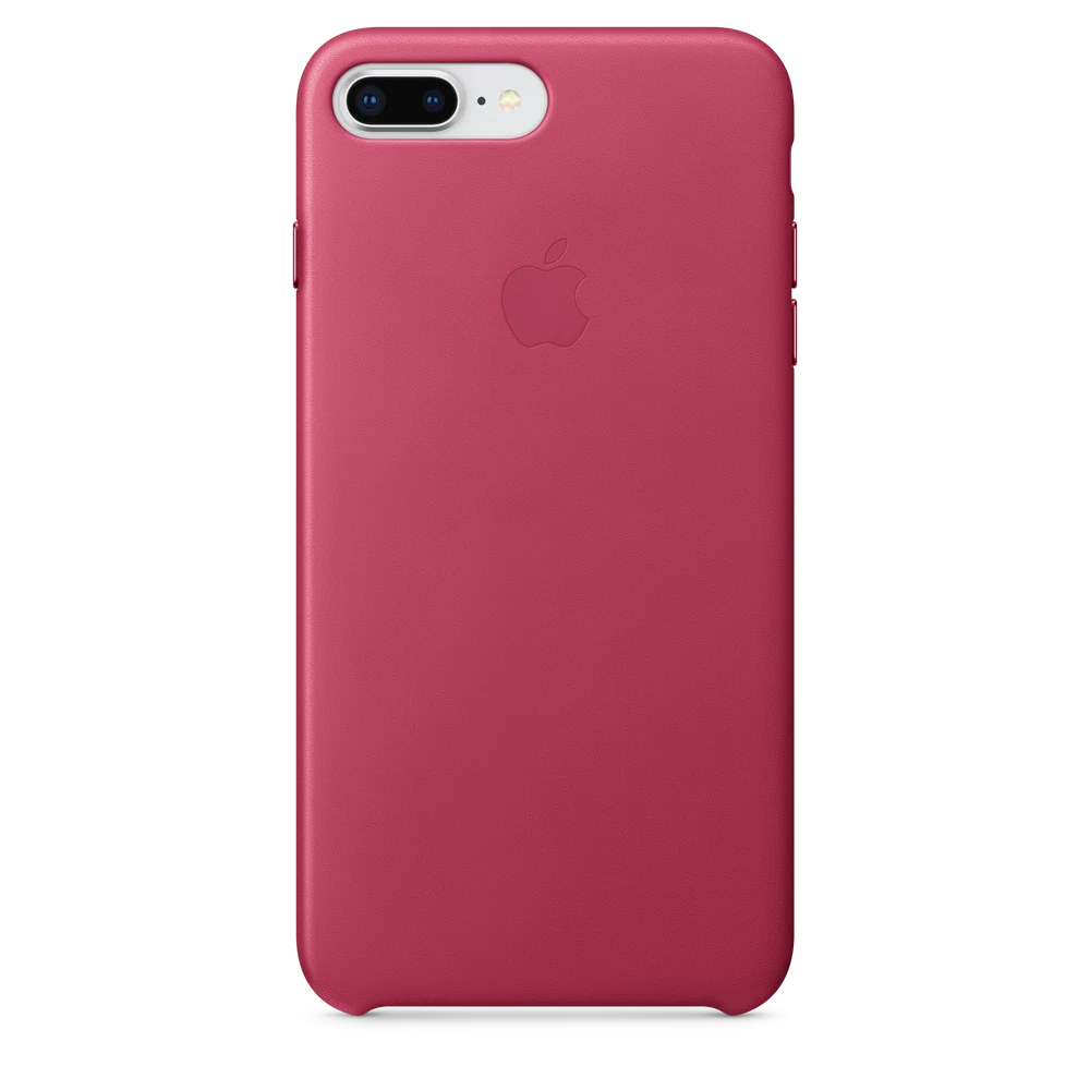iPhone 8 Plus / 7 Plus Leather Case — Pink Fuchsia
