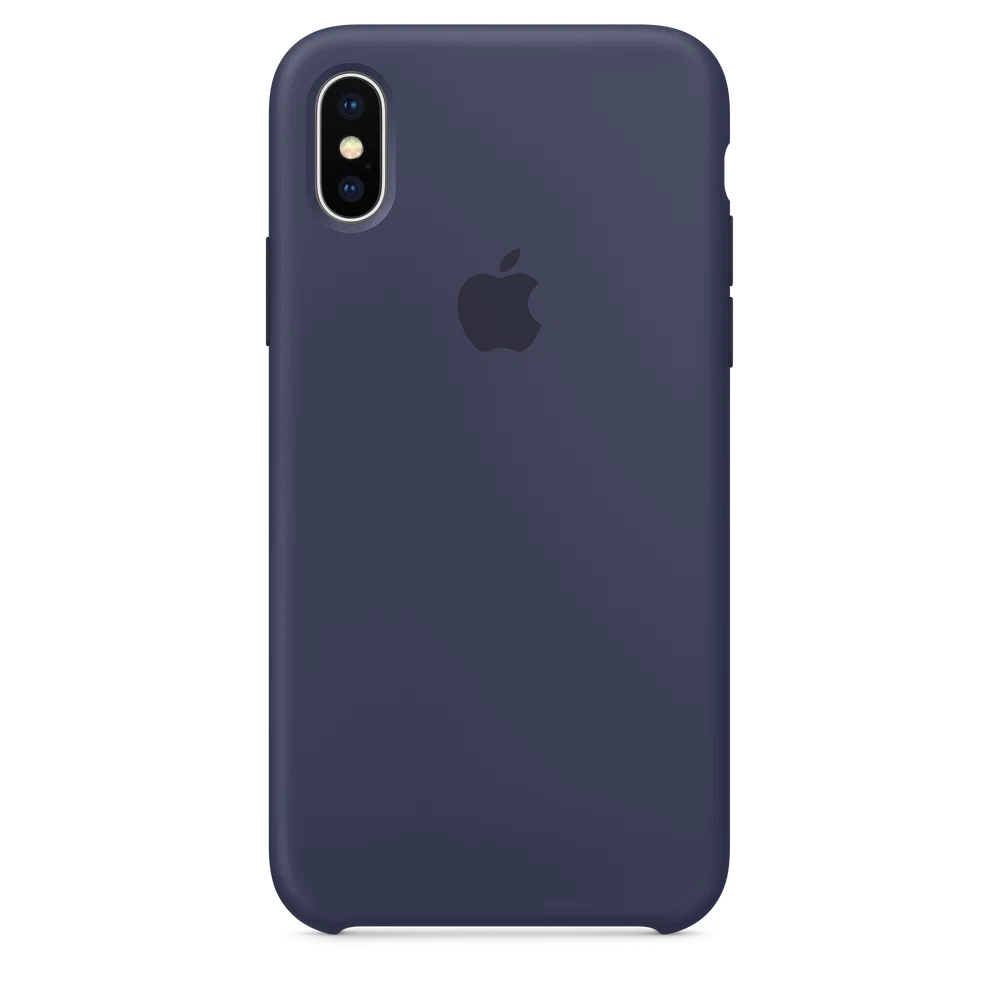 iPhone X Silicone Case — Midnight Blue