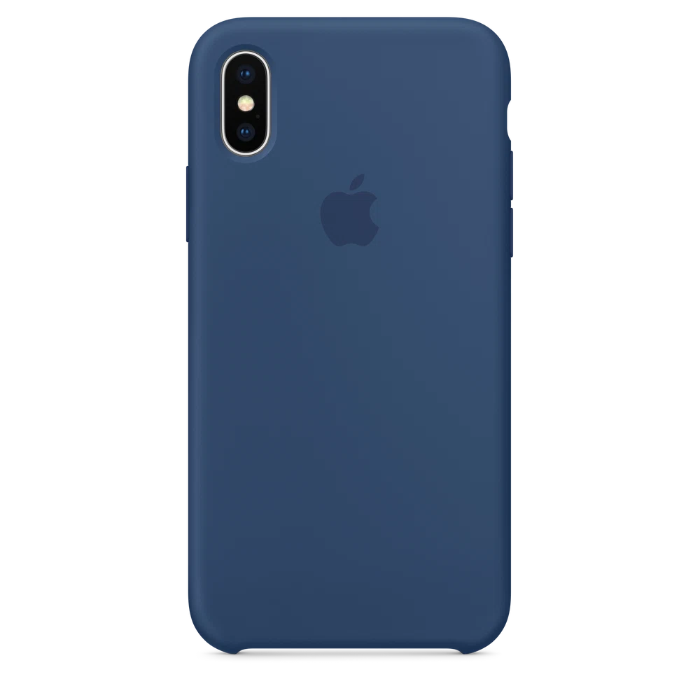 iPhone X Silicone Case — Blue Cobalt