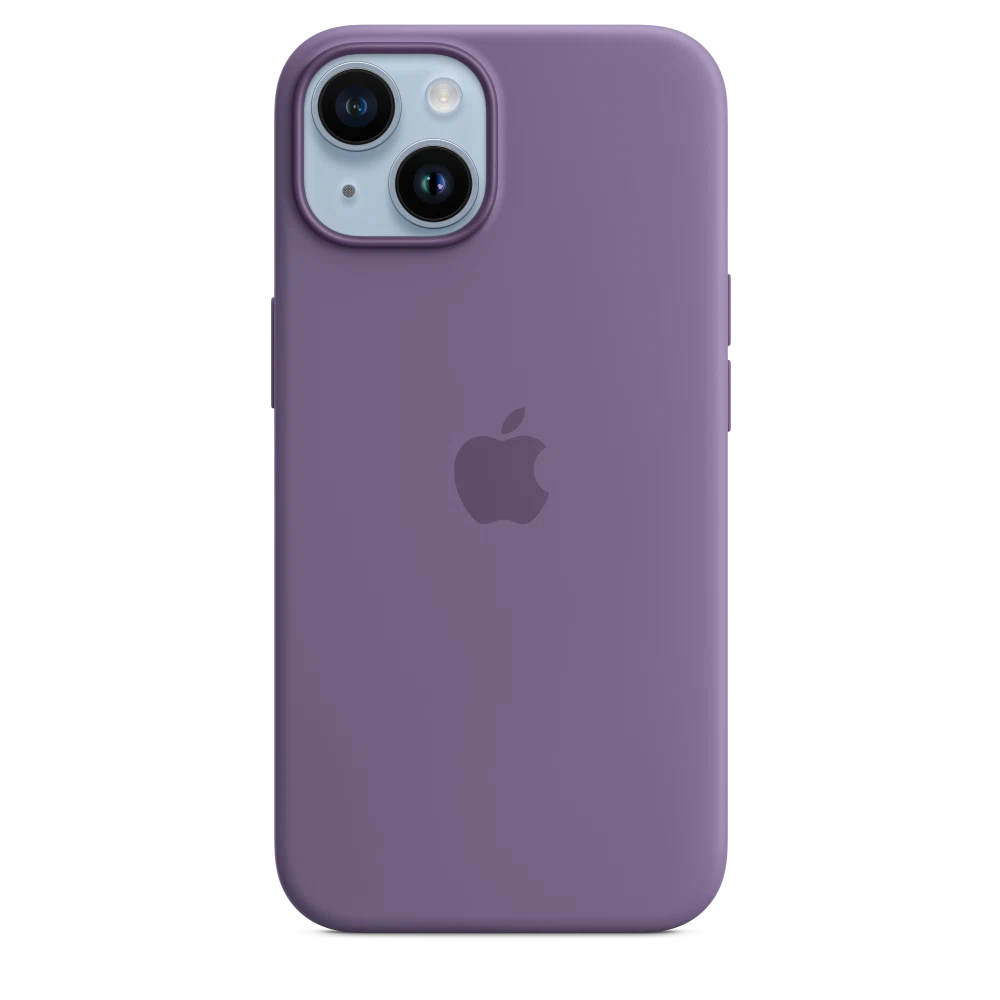 iPhone 14 Silicone Case with MagSafe — Iris