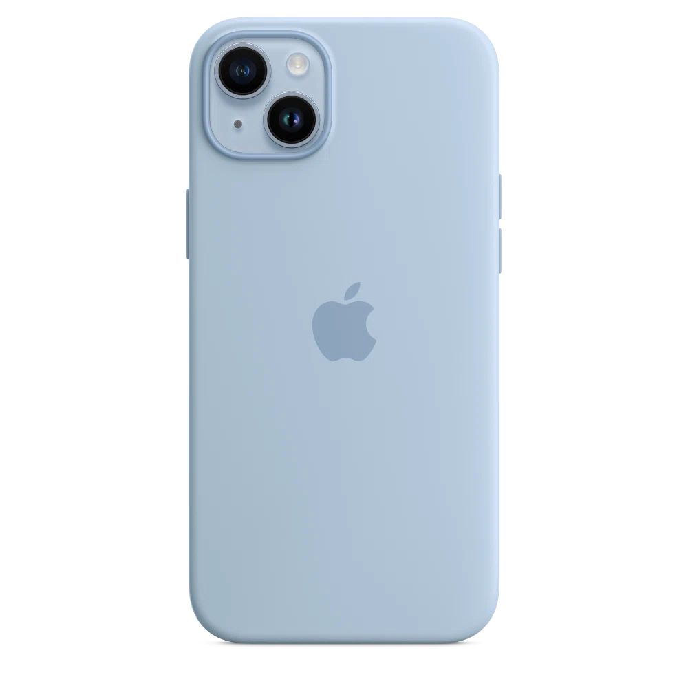 iPhone 14 Plus Silicone Case with MagSafe — Sky
