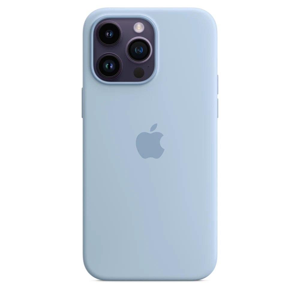 iPhone 14 Pro Max Silicone Case with MagSafe — Sky