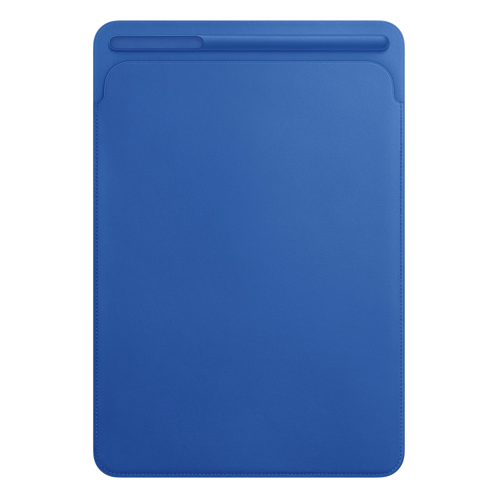 Leather Sleeve for iPad Pro 10.5″ — Electric Blue