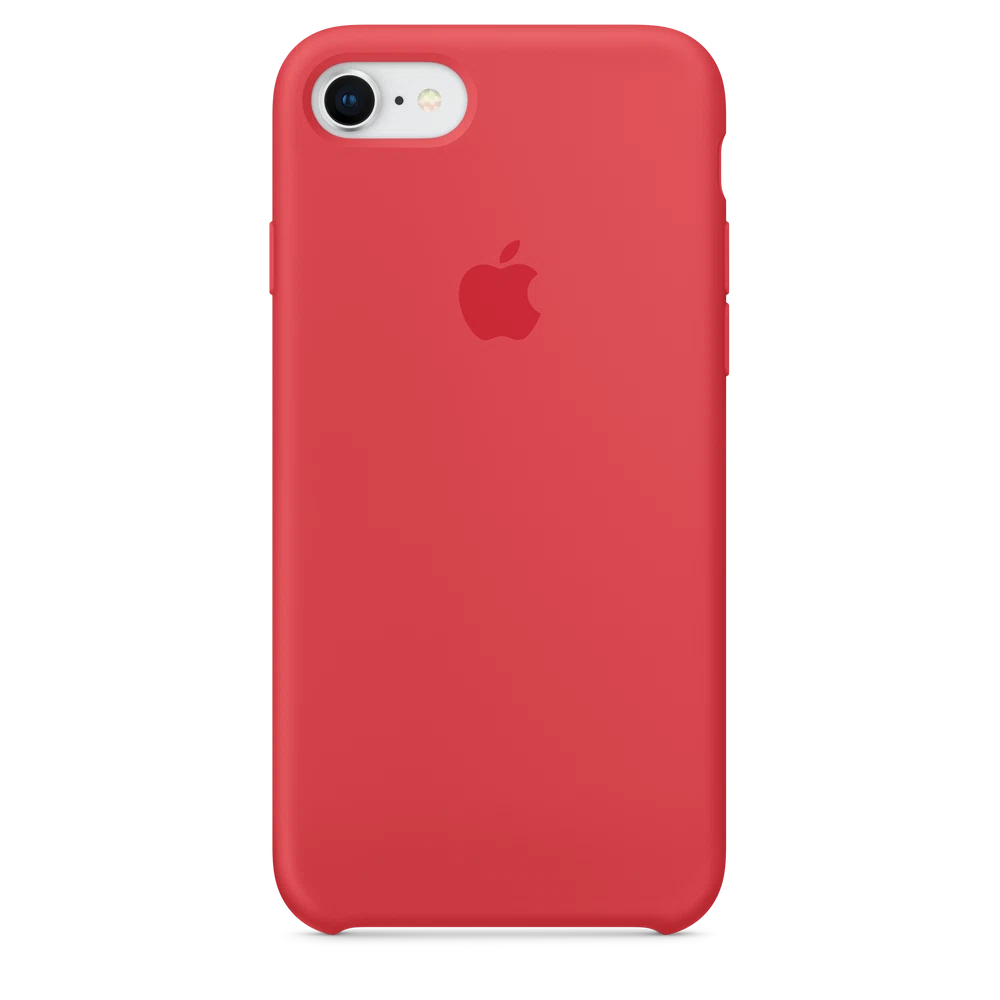iPhone 8 / 7 Silicone Case — Red Raspberry