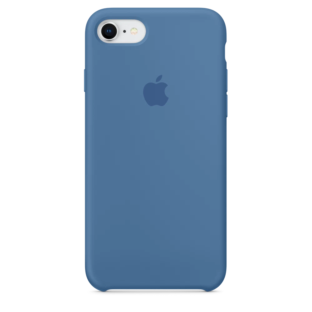 iPhone 8 / 7 Silicone Case — Denim Blue