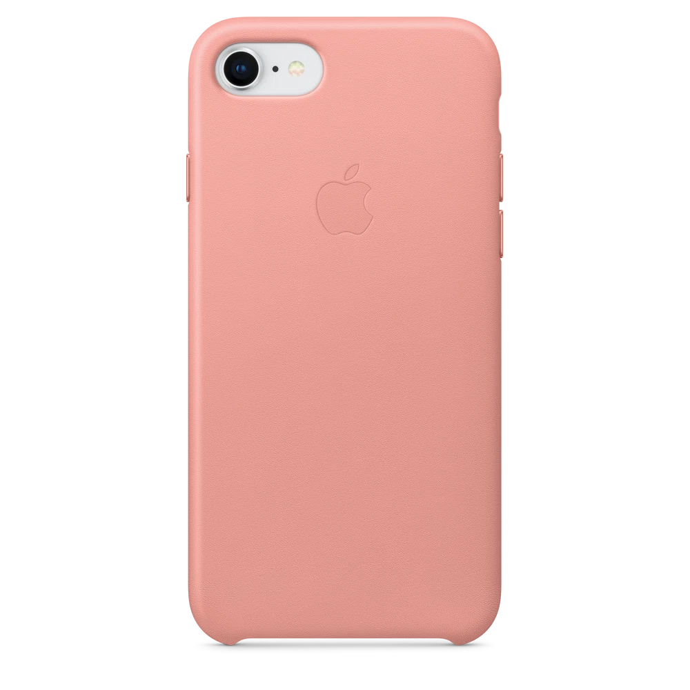 iPhone 8 / 7 Leather Case — Soft Pink