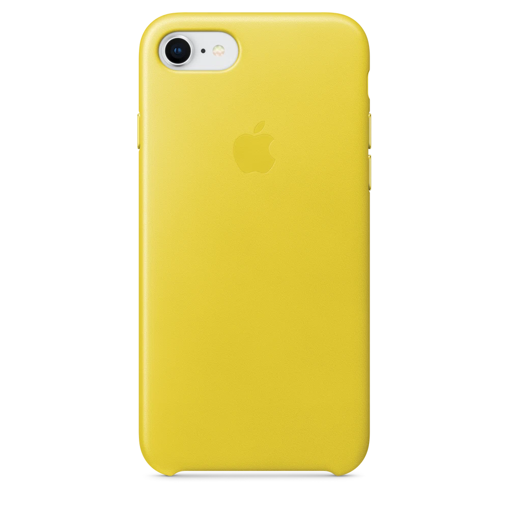 iPhone 8 / 7 Leather Case — Spring Yellow
