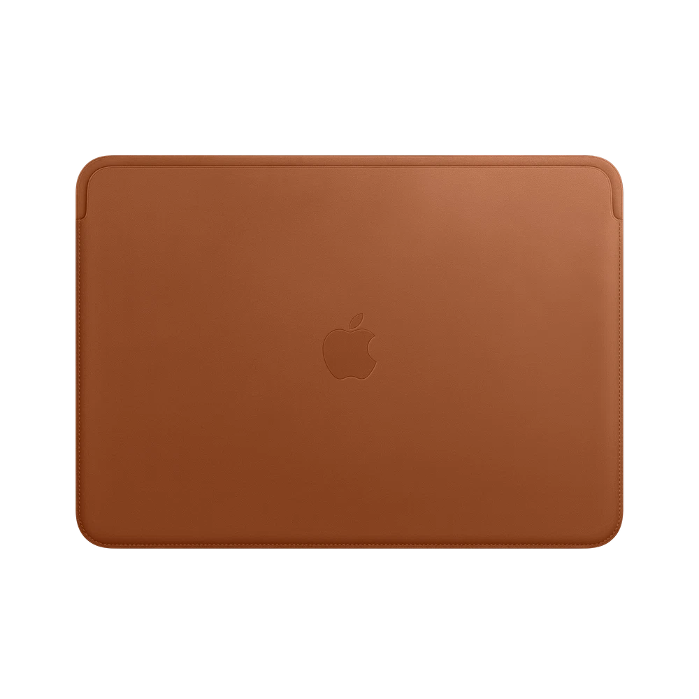 Leather Sleeve for 13″ MacBook Pro — Saddle Brown