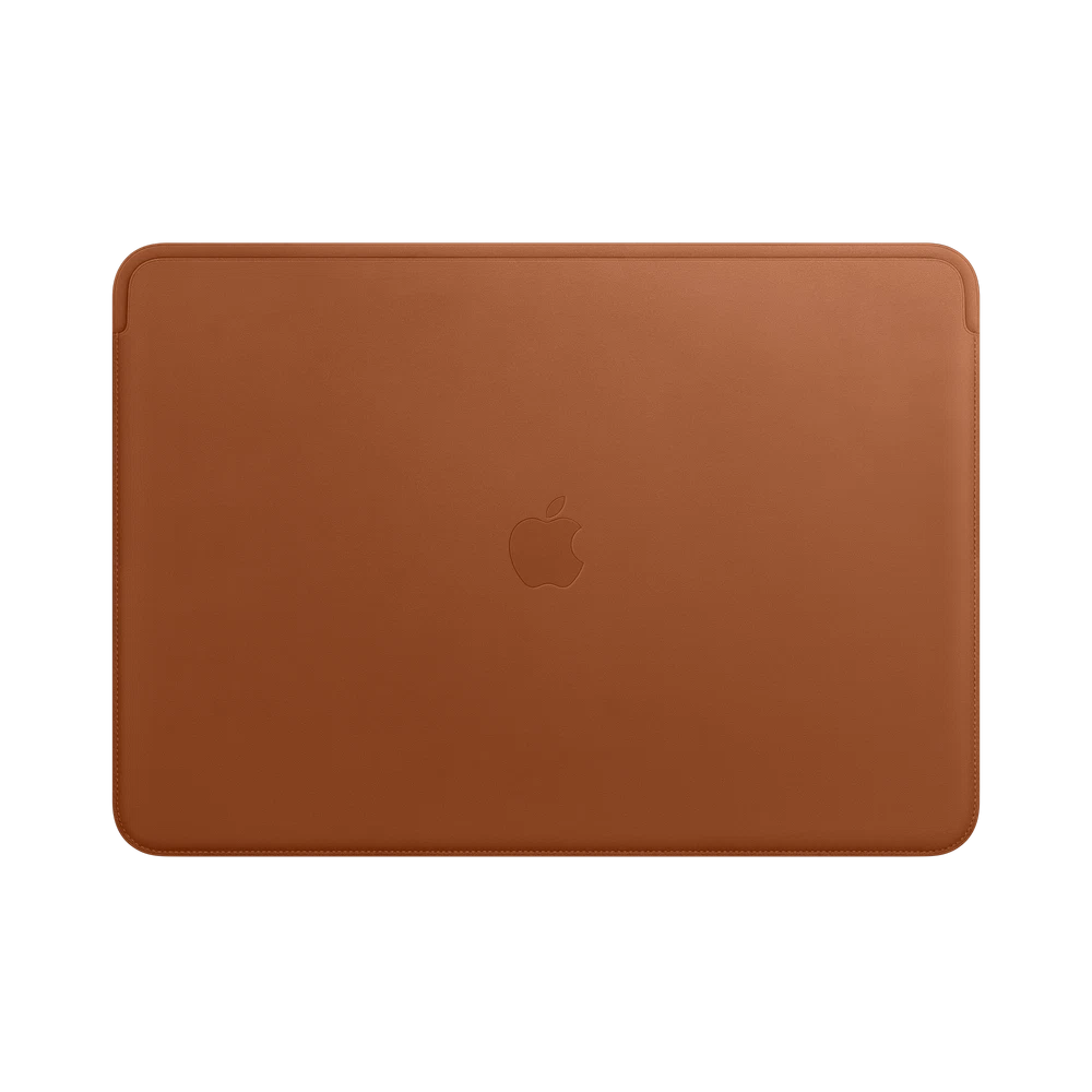 Leather Sleeve for 15″ MacBook Pro — Saddle Brown