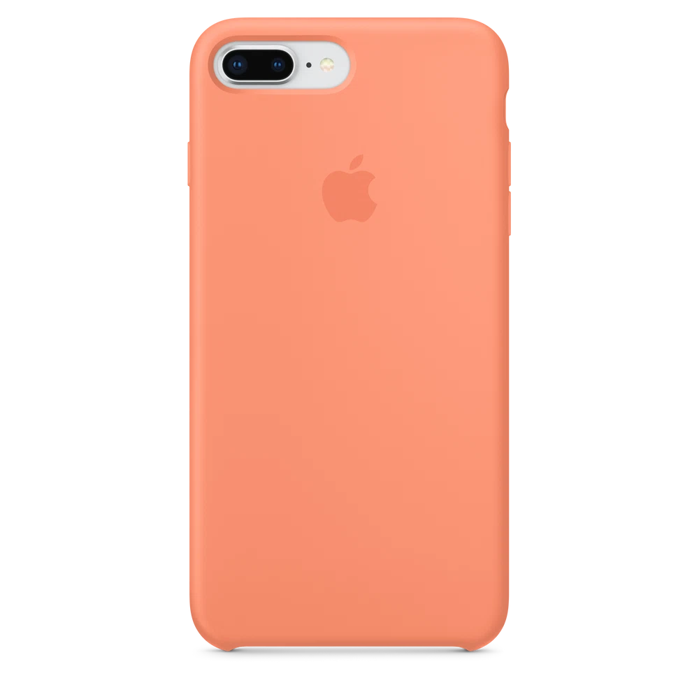 iPhone 8 Plus / 7 Plus Silicone Case — Peach