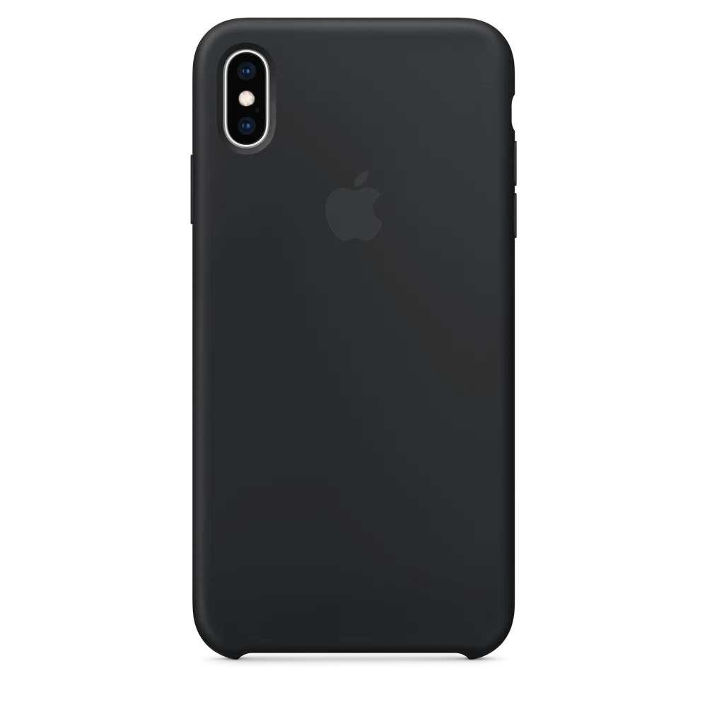 iPhone XS Max Silicone Case — Black