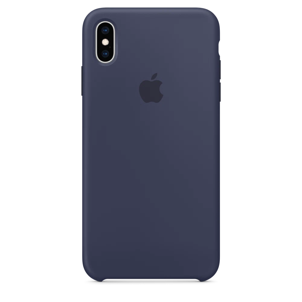 iPhone XS Max Silicone Case — Midnight Blue