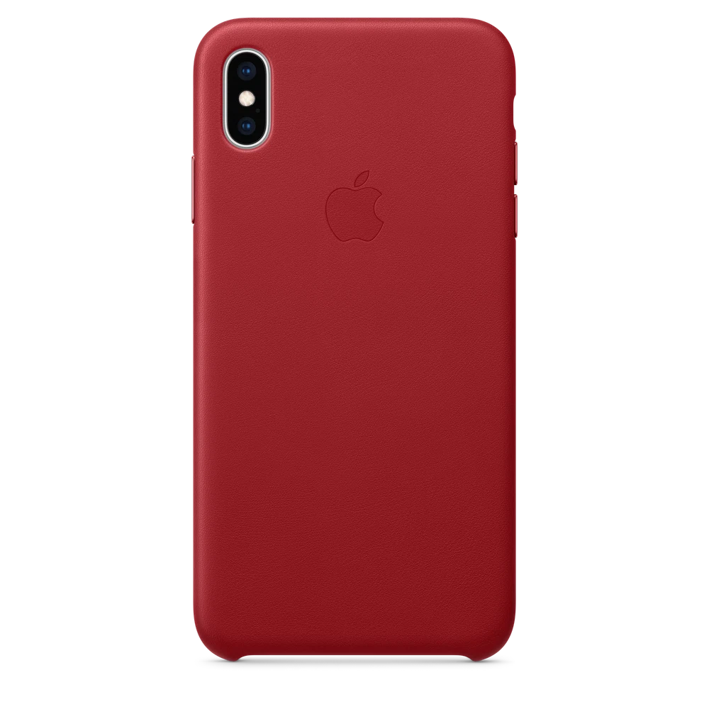 iPhone XS Max Leather Case — PRODUCT(RED)