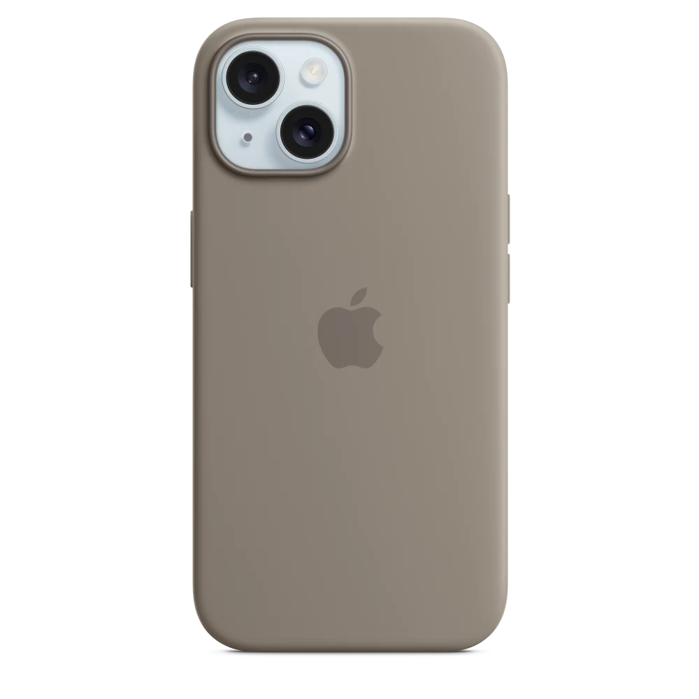 iPhone 15 Silicone Case with MagSafe — Clay
