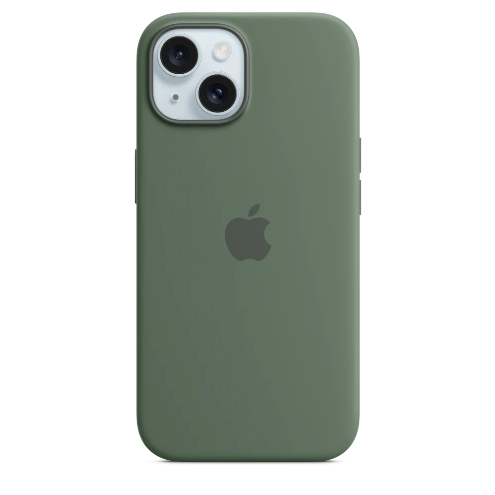 iPhone 15 Silicone Case with MagSafe — Cypress