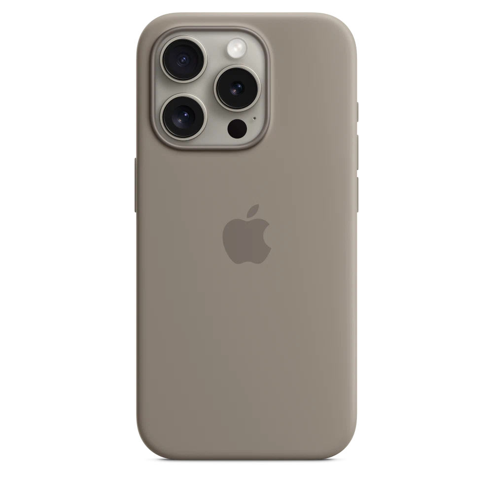 iPhone 15 Pro Silicone Case with MagSafe — Clay