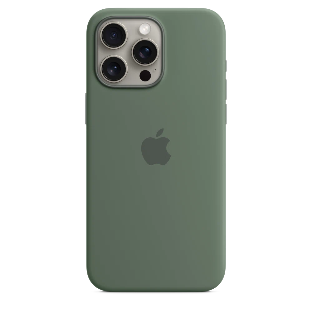iPhone 15 Pro Max Silicone Case with MagSafe — Cypress