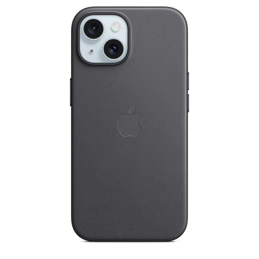 iPhone 15 FineWoven Case with MagSafe — Black