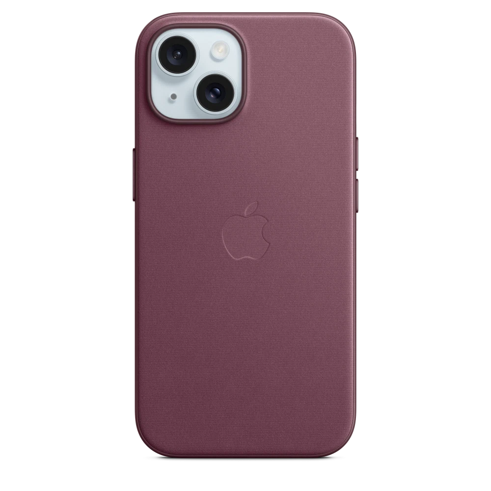iPhone 15 FineWoven Case with MagSafe — Mulberry