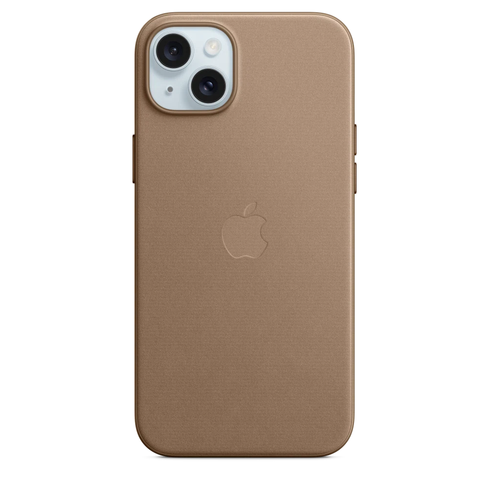 iPhone 15 Plus FineWoven Case with MagSafe — Taupe